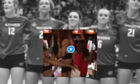 Wisconsin’s Championship Volleyball Team Had Their Private。